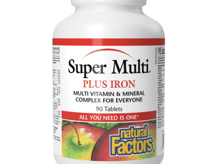 Natural factors - super multi plus iron Online now