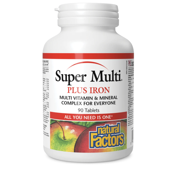 Natural factors - super multi plus iron Online now