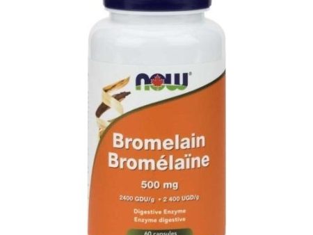 Now - bromelain 500mg - 60 caps Cheap