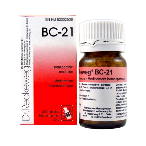 Dr. reckeweg 
- bc-21 20g - 200 tabs Cheap