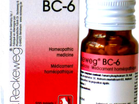 Dr. reckeweg - bc-6 20g - 200 tabs For Sale