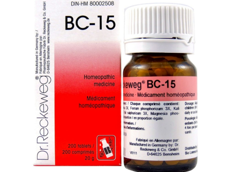 Dr. reckeweg 
- bc-15 20g - 200 tabs Fashion