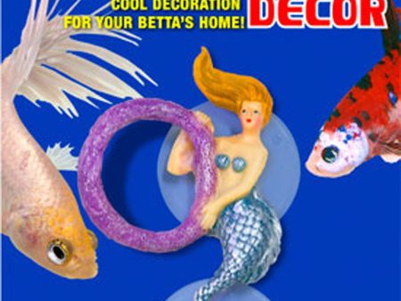 Zoo Med Laboratories Inc-Betta Bling Mermaid With Hoop Online Hot Sale