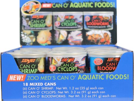 Zoo Med Laboratories Inc-Can O Aquatic Foods Pop Display Hot on Sale