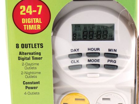 Coralife - Aqualight Power Center 24-hr Digital Timer Hot on Sale