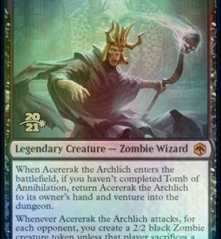 Acererak the Archlich [Dungeons & Dragons: Adventures in the Forgotten Realms Prerelease Promos] Hot on Sale