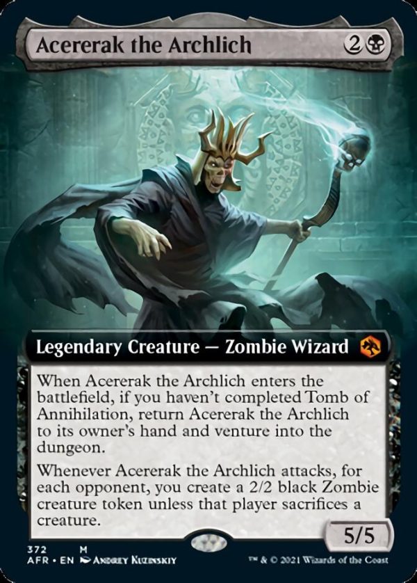 Acererak the Archlich (Extended Art) [Dungeons & Dragons: Adventures in the Forgotten Realms] Discount