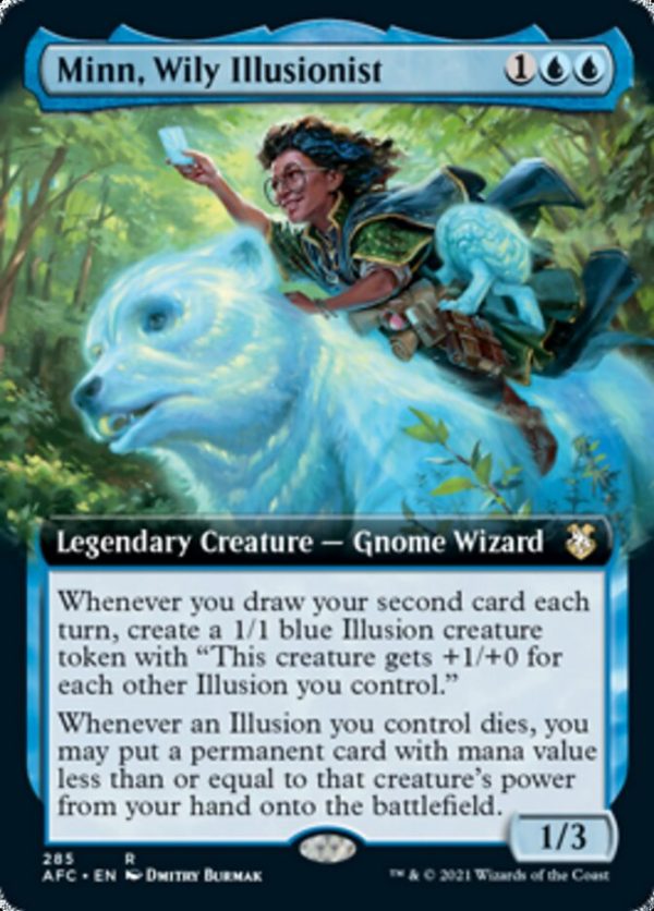 Minn, Wily Illusionist (Extended Art) [Dungeons & Dragons: Adventures in the Forgotten Realms Commander] Online