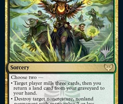 Witherbloom Command (Promo Pack) [Strixhaven: School of Mages Promos] on Sale