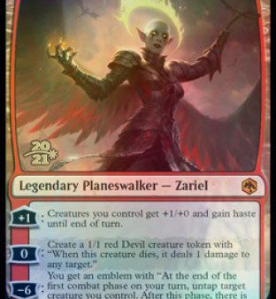 Zariel, Archduke of Avernus [Dungeons & Dragons: Adventures in the Forgotten Realms Prerelease Promos] on Sale