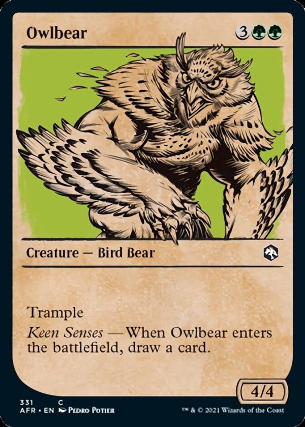 Owlbear (Showcase) [Dungeons & Dragons: Adventures in the Forgotten Realms] on Sale