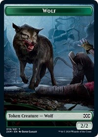 Wolf    Wurm (030) Double-Sided Token [Double Masters Tokens] Online now