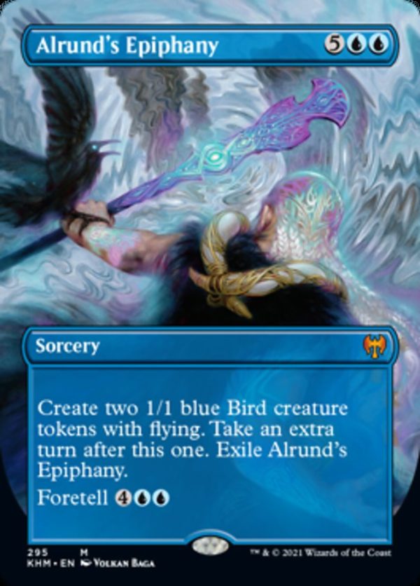 Alrund s Epiphany (Borderless Alternate Art) [Kaldheim] Cheap