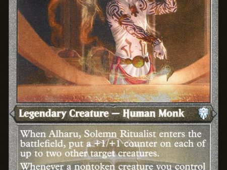 Alharu, Solemn Ritualist (Etched) [Commander Legends] Online Sale