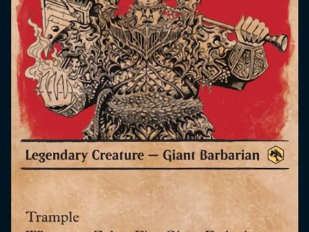 Zalto, Fire Giant Duke (Showcase) [Dungeons & Dragons: Adventures in the Forgotten Realms] Sale