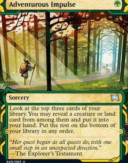 Adventurous Impulse (Foil Etched) [Strixhaven: School of Mages Mystical Archive] Online